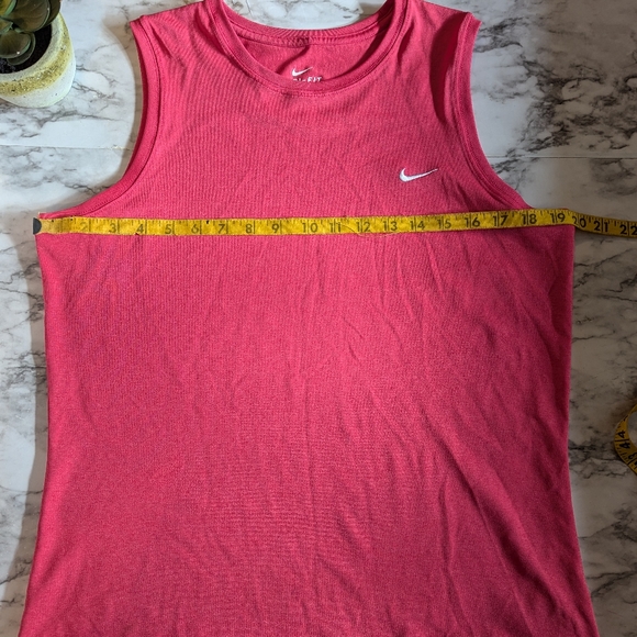 Women's Nike Dri Fit Tank Top size Large Pink - Picture 4 of 7